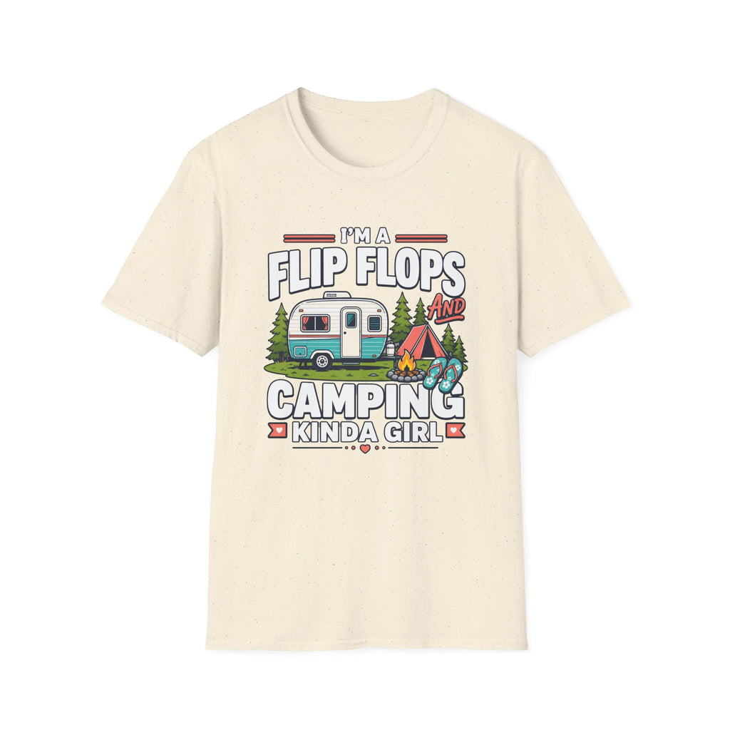 I'm a Flip Flops and Camping Kinda Girl T-Shirt