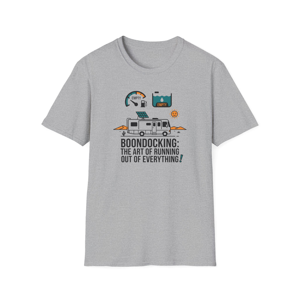 Boondocking the Art of Running Out T-shirt