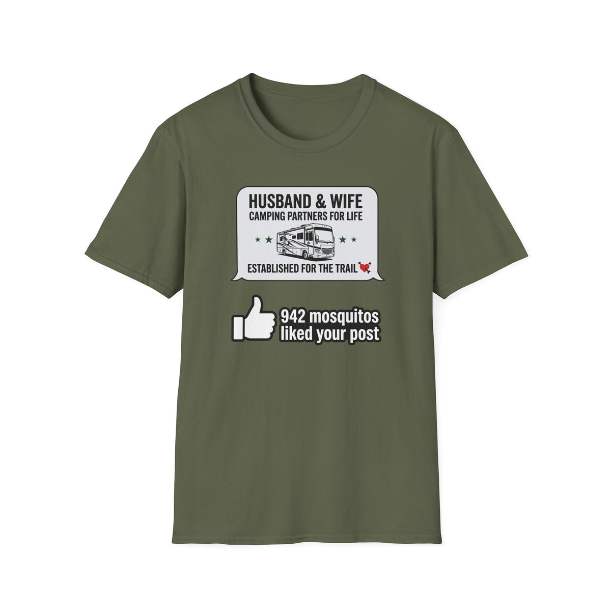 Husband & Wife Camping T-Shirt