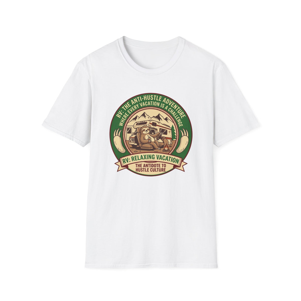 Sloth Anti-Hustle Adventure T-Shirt