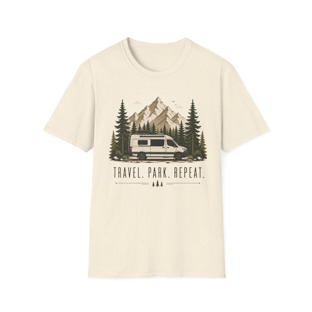 Travel Park Repeat with Van T-shirt