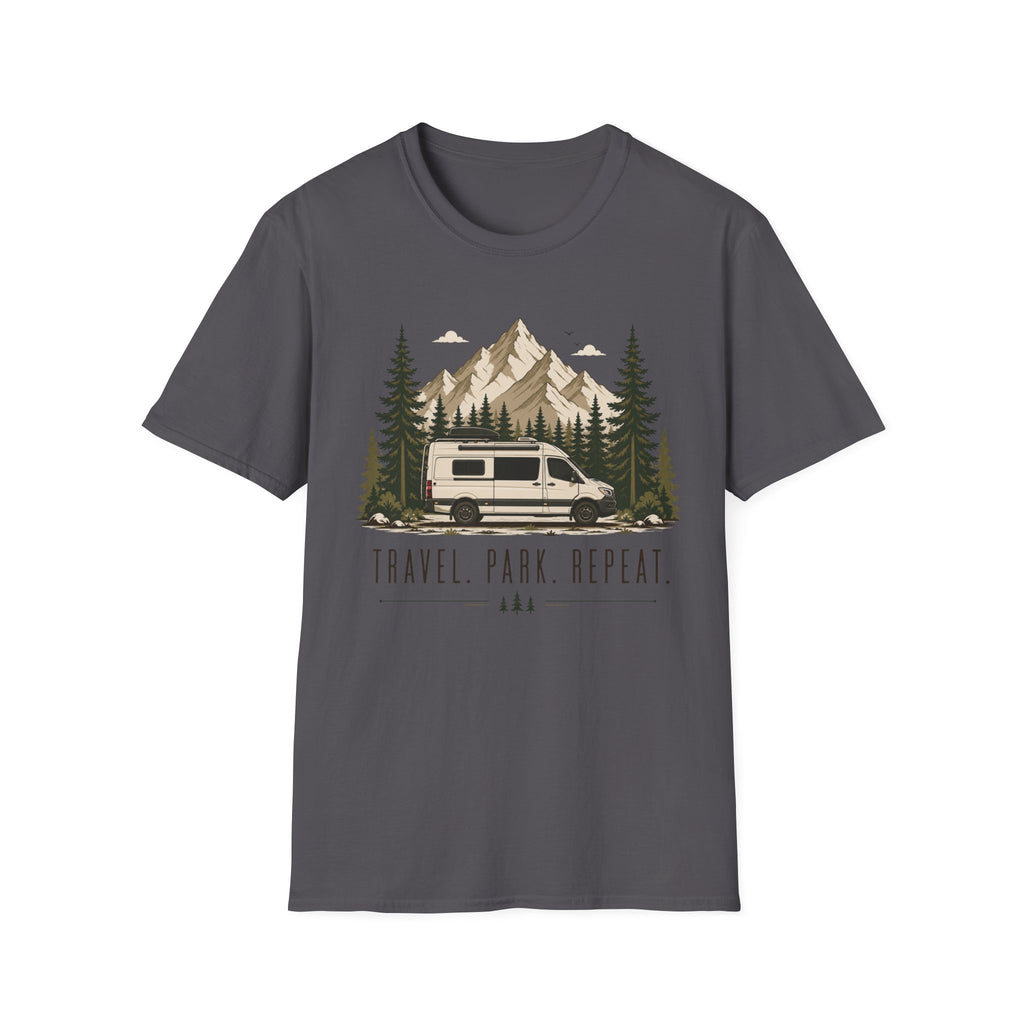 Travel Park Repeat with Van T-shirt