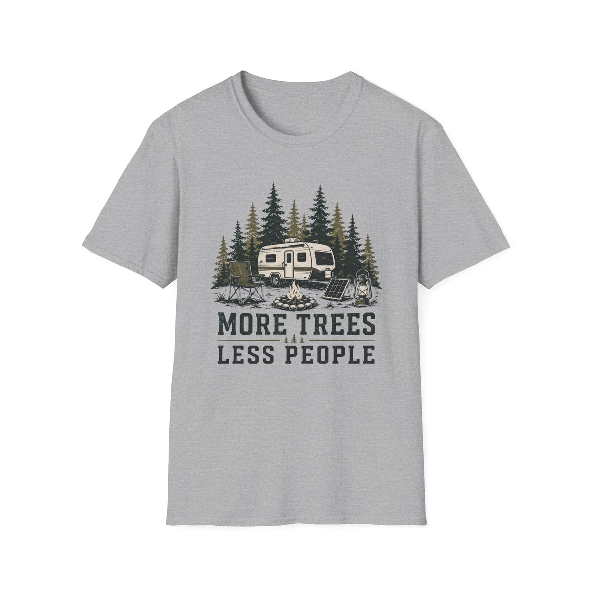 More Trees Less People Trailer T-Shirt