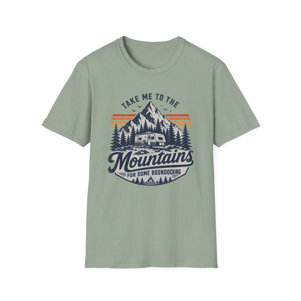 Take Me to the Mountains Trailer T‑Shirt
