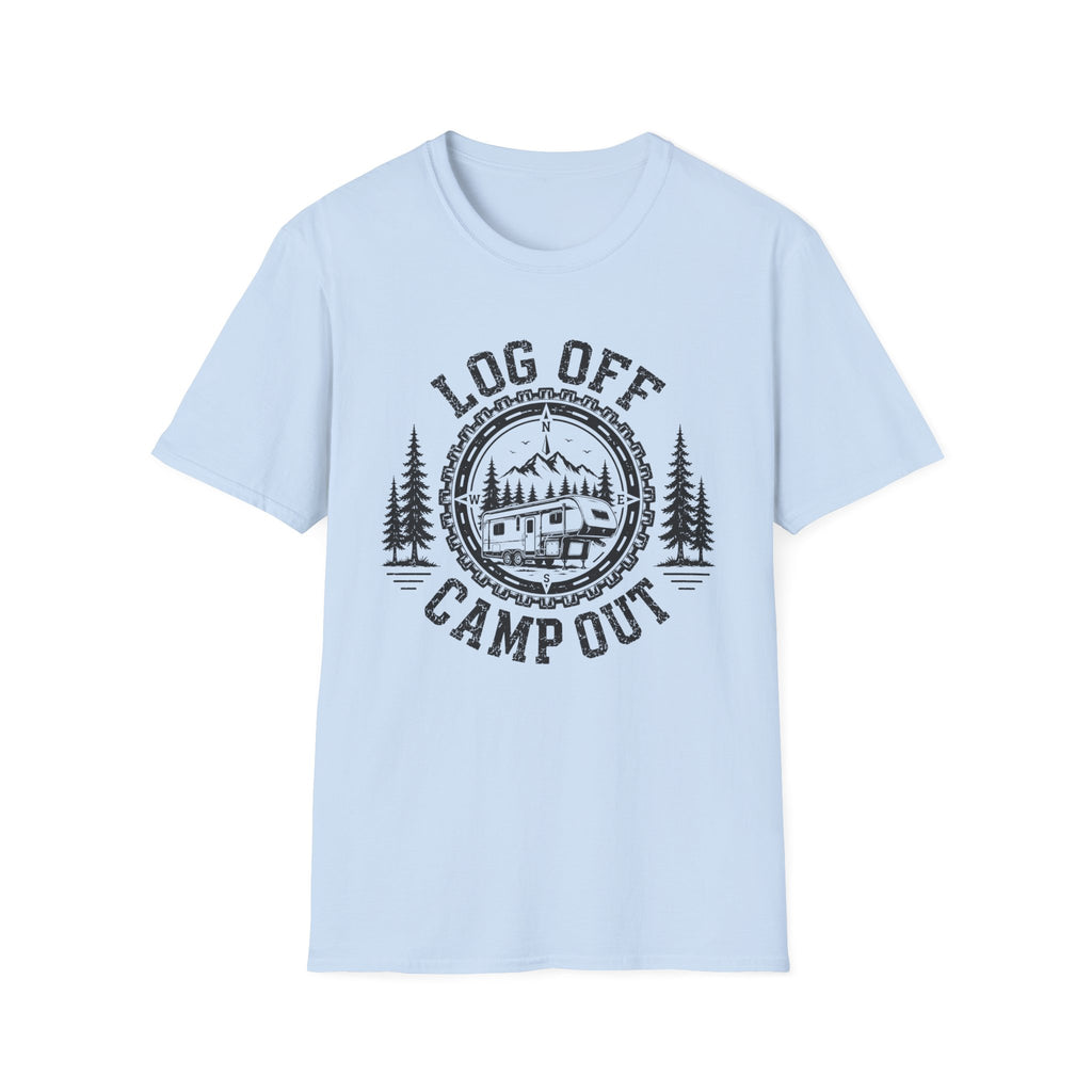 Log Off Camp Out 5th Wheel T-Shirt