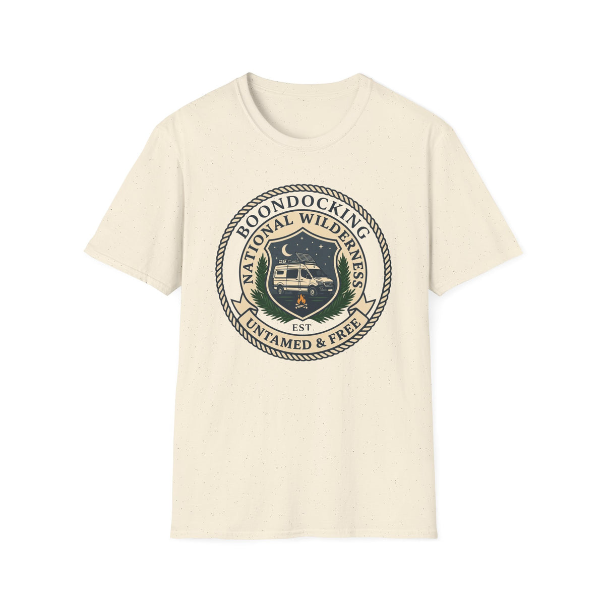 Boondocking National Wilderness Van T-Shirt