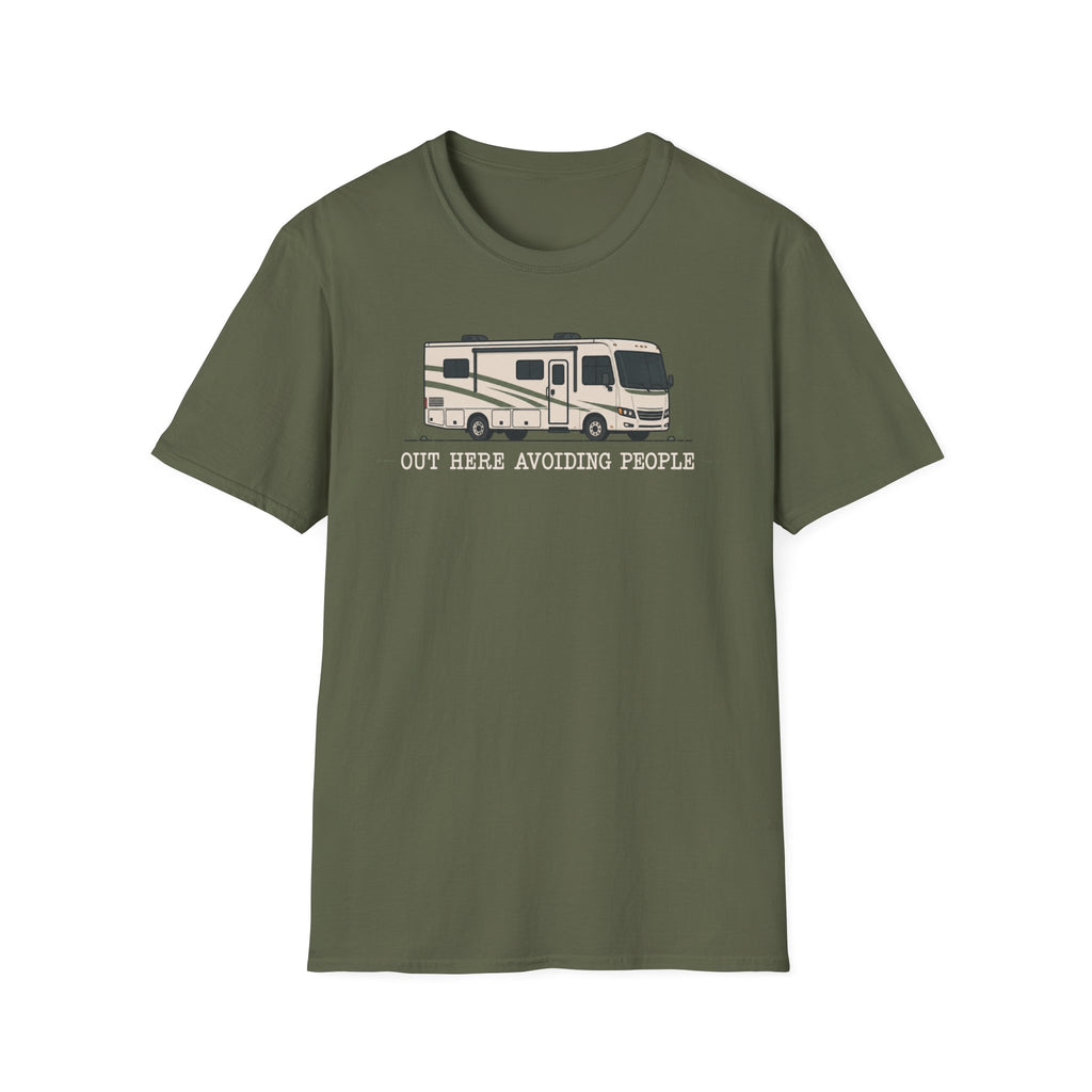 Out Avoiding People Class A T-shirt