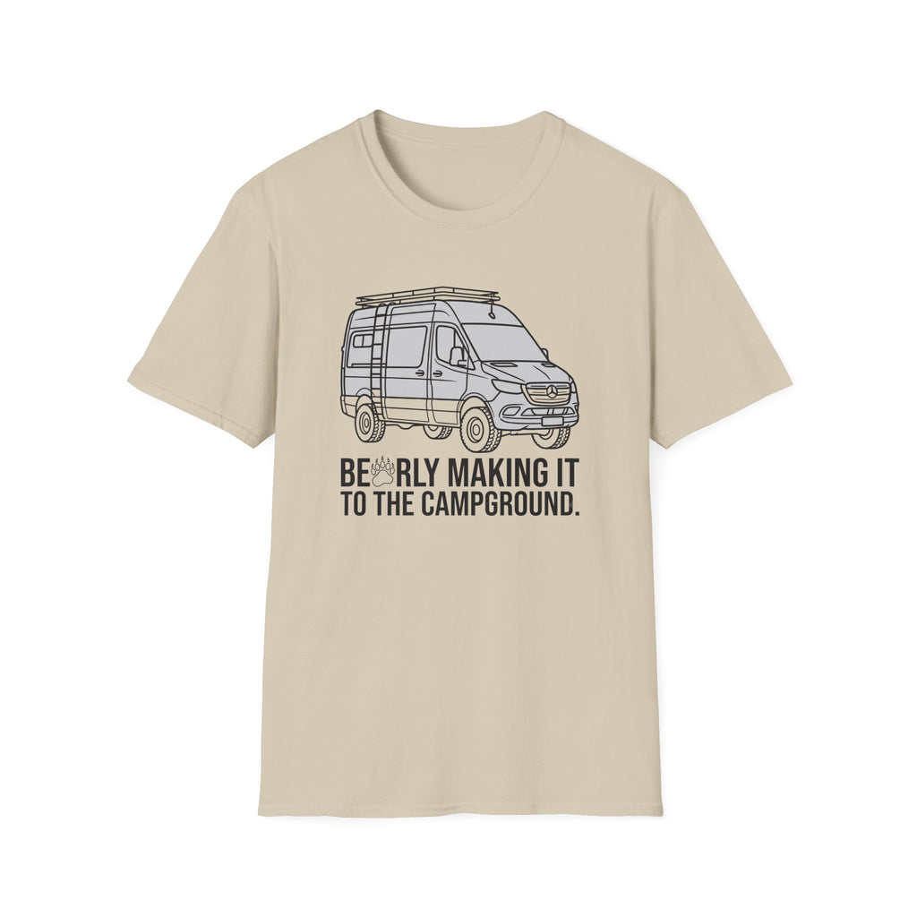 Barely Making It to the Campground Van T-Shirt