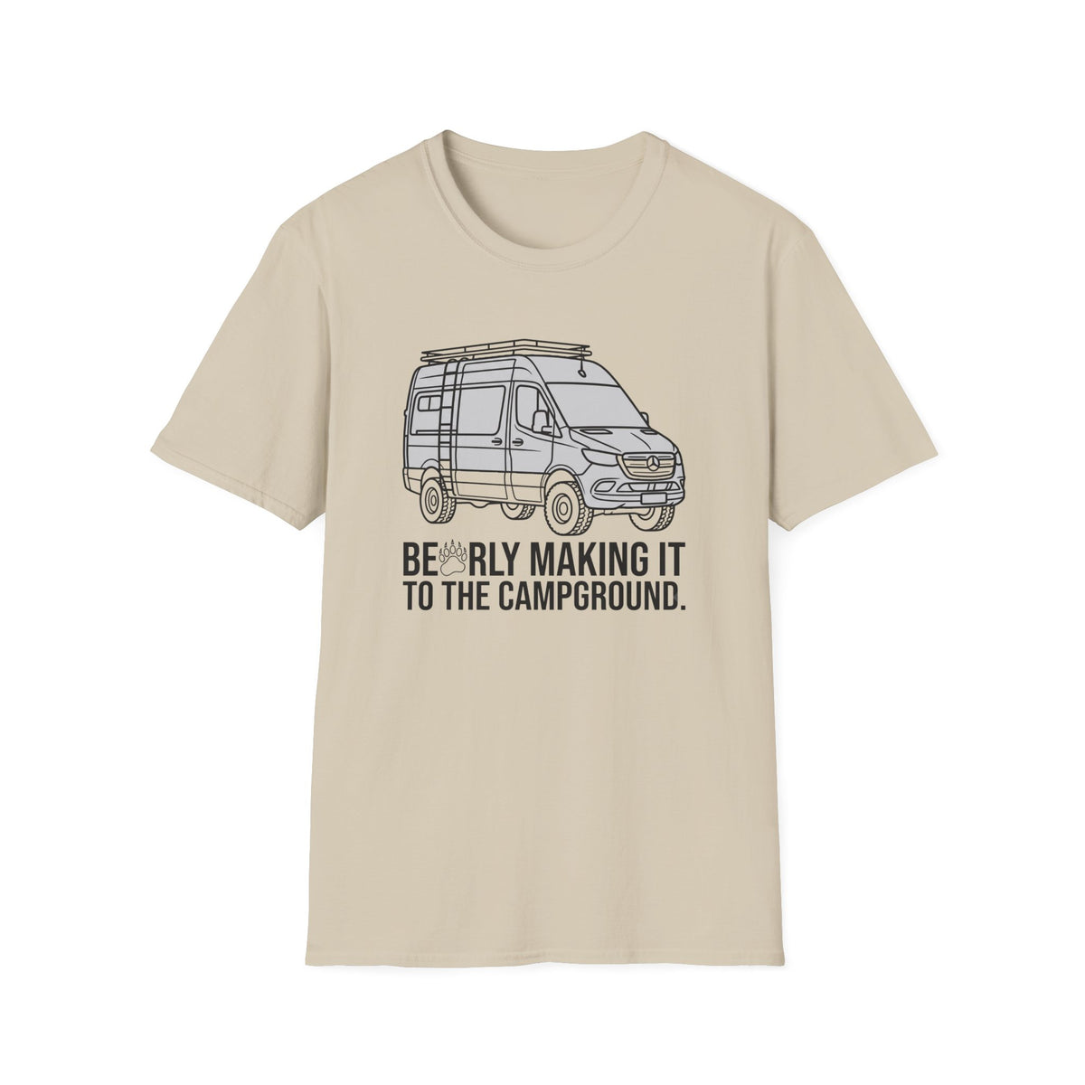 Barely Making It to the Campground Van T-Shirt
