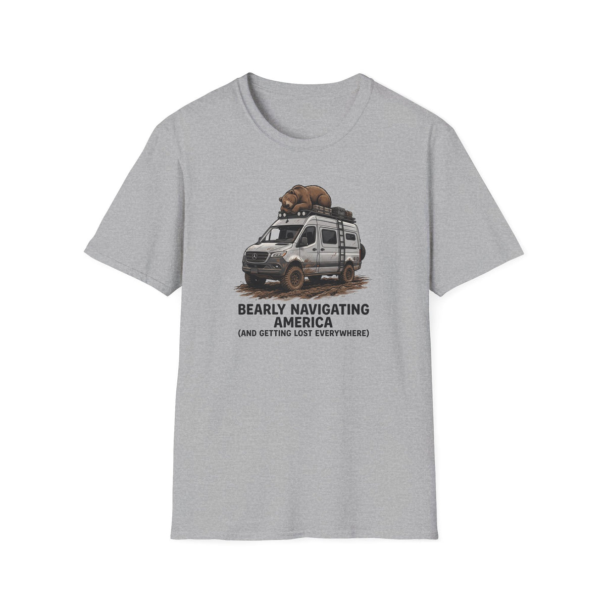Bearly Navigating America Van T-Shirt