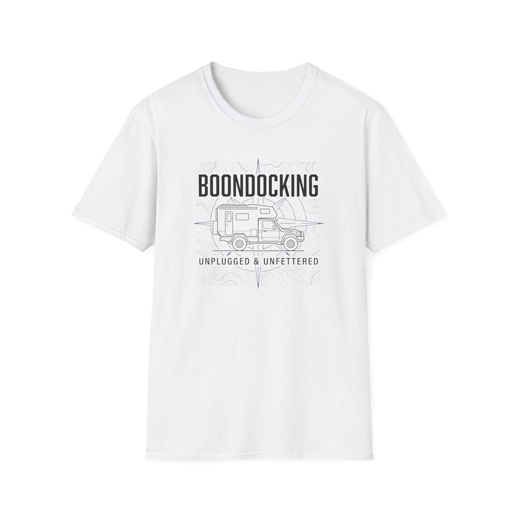 Boondocking Unplugged Camper T-shirt