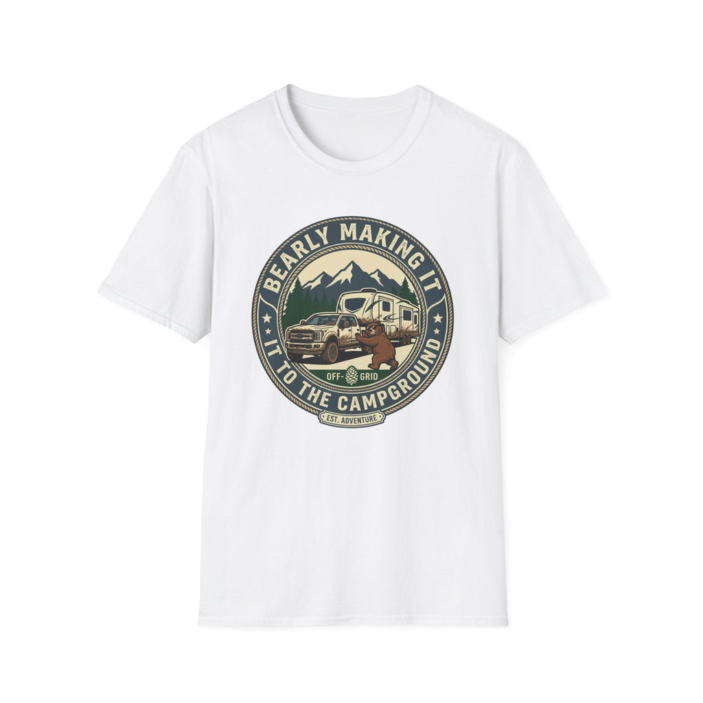 Beary Making It To The Campground 5th Wheel T-Shirt