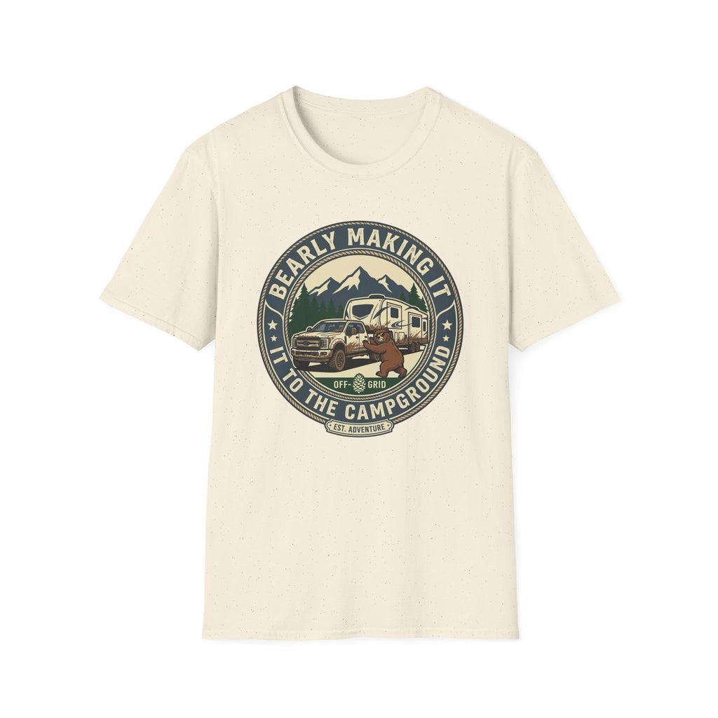 Beary Making It To The Campground 5th Wheel T-Shirt