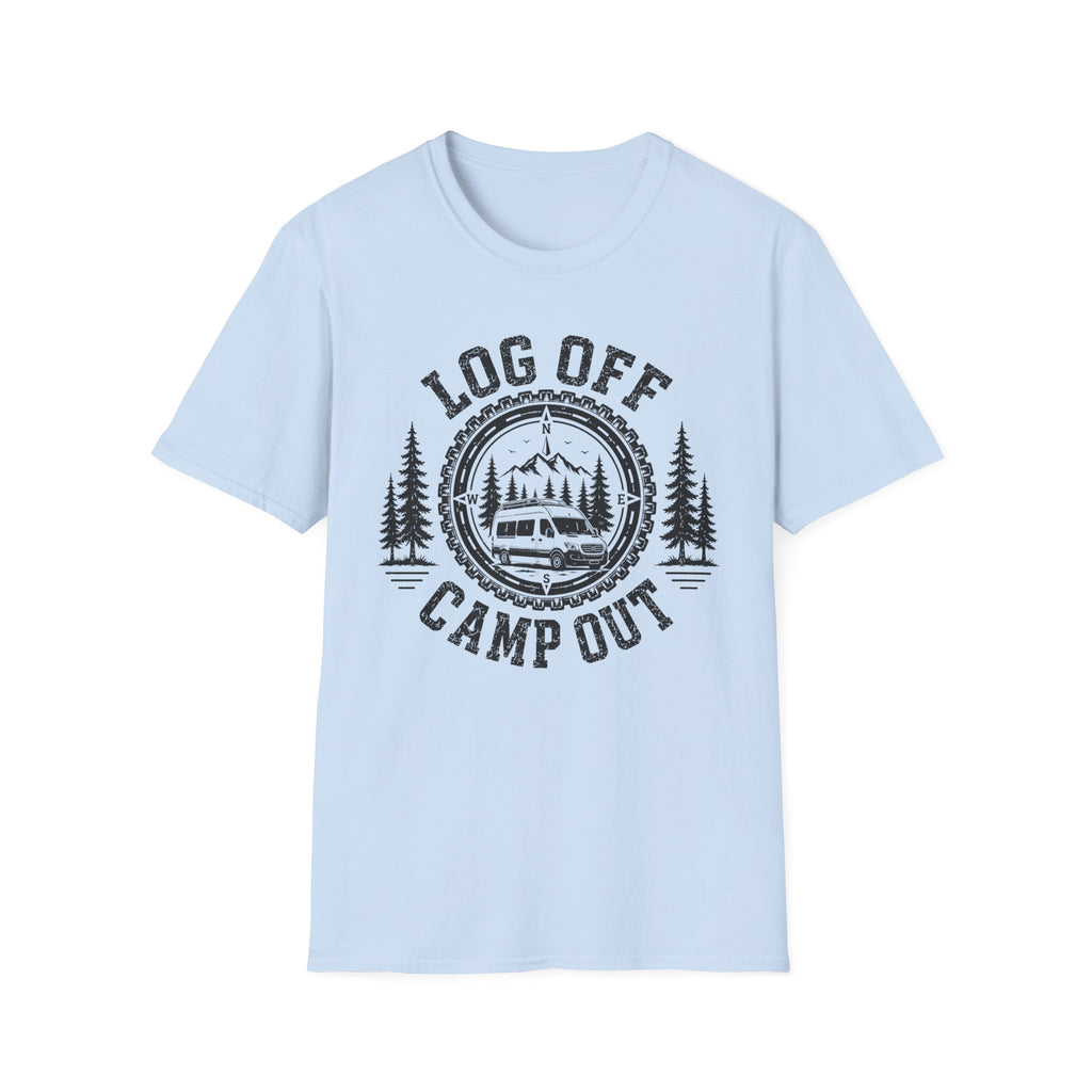 Log Off Camp Out Van T-Shirt