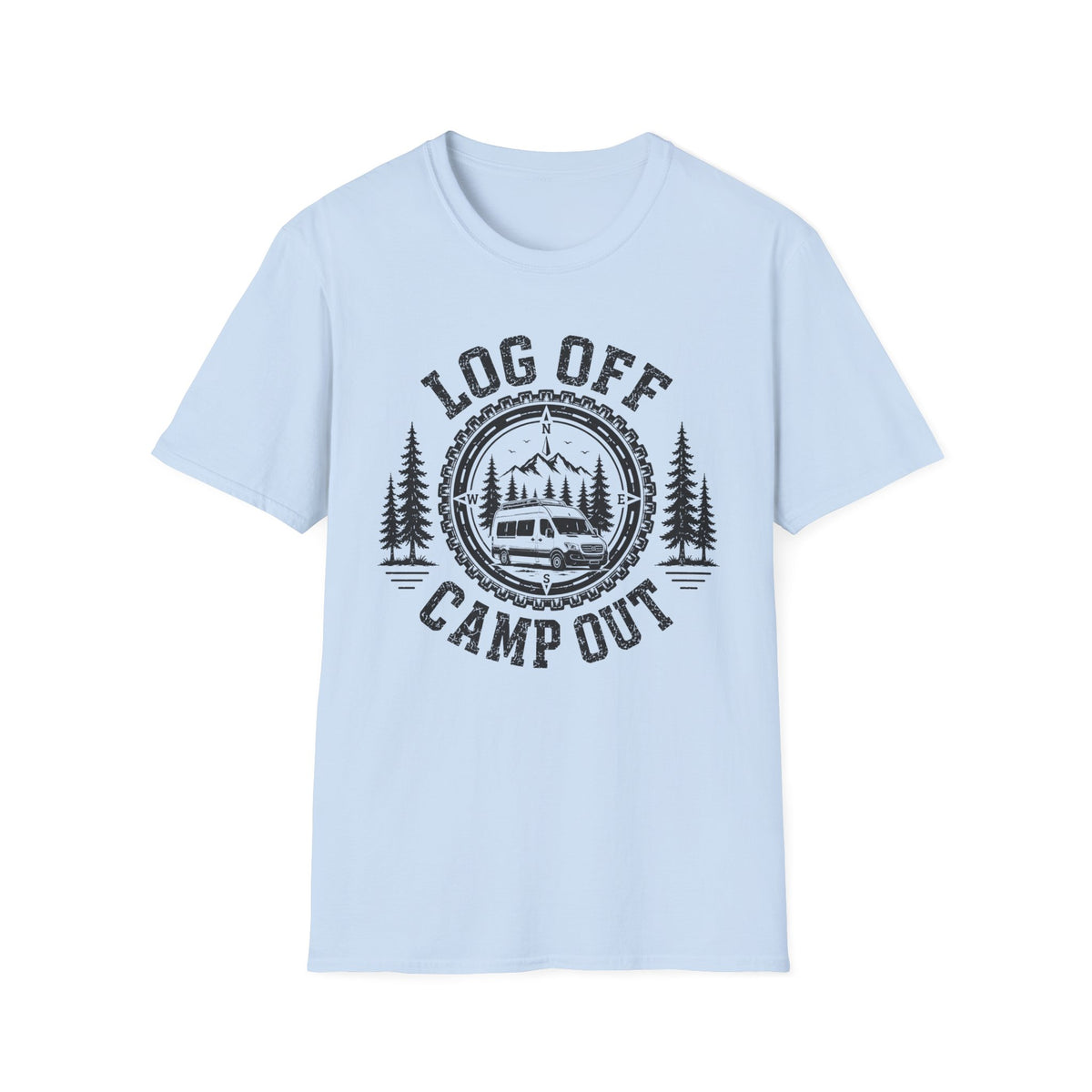 Log Off Camp Out Van T-Shirt