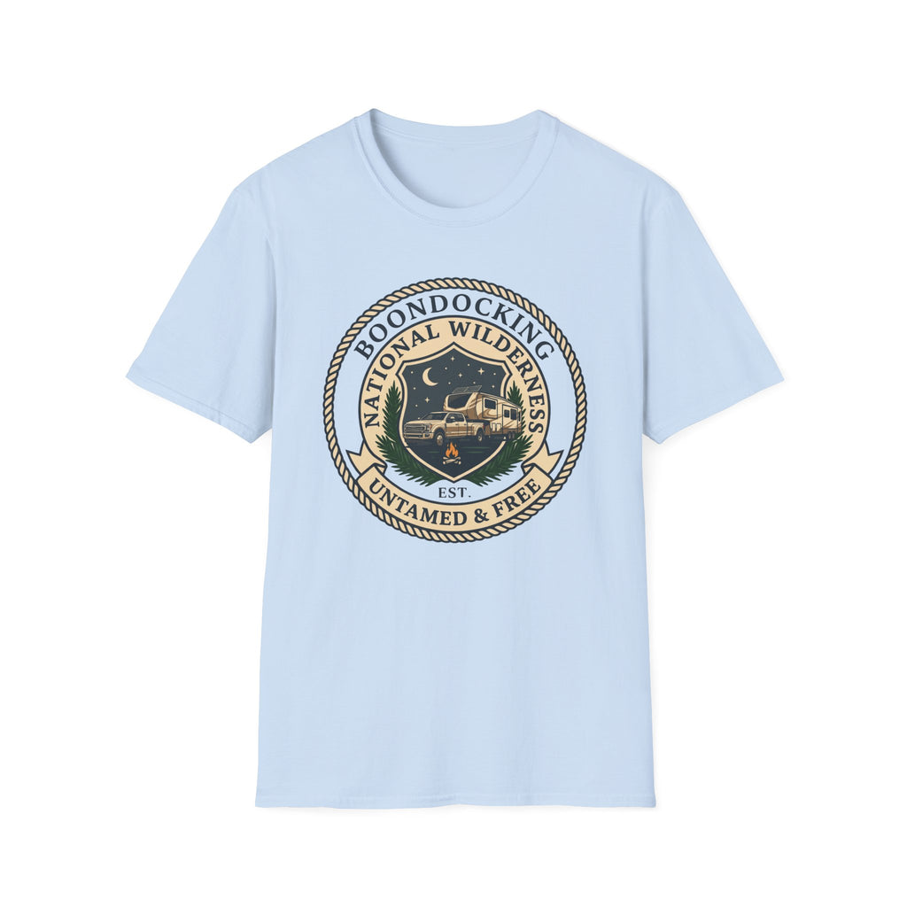National Wilderness Boondocking 5th Wheel T-Shirt