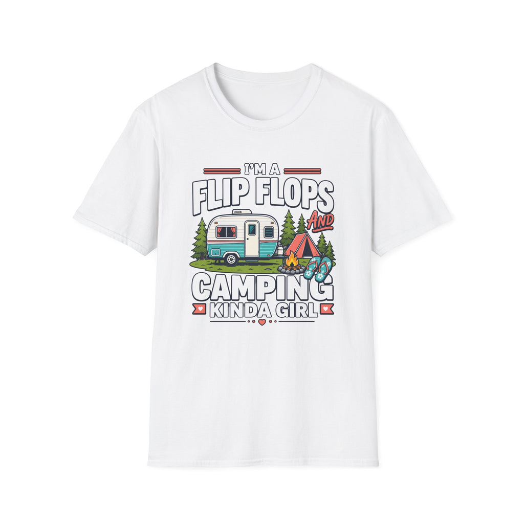 I'm a Flip Flops and Camping Kinda Girl T-Shirt