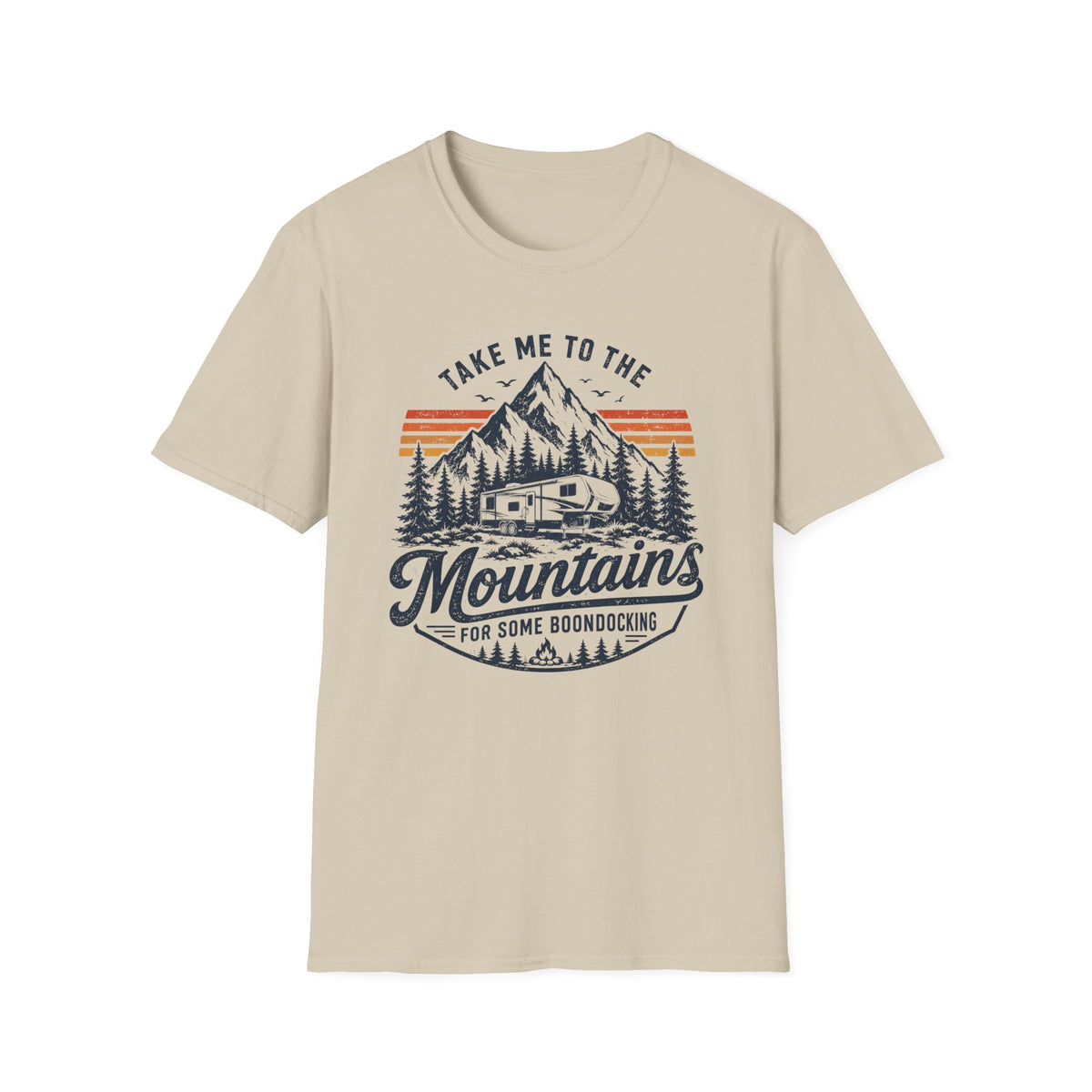 Take Me To The Mountains 5th Wheel T-Shirt