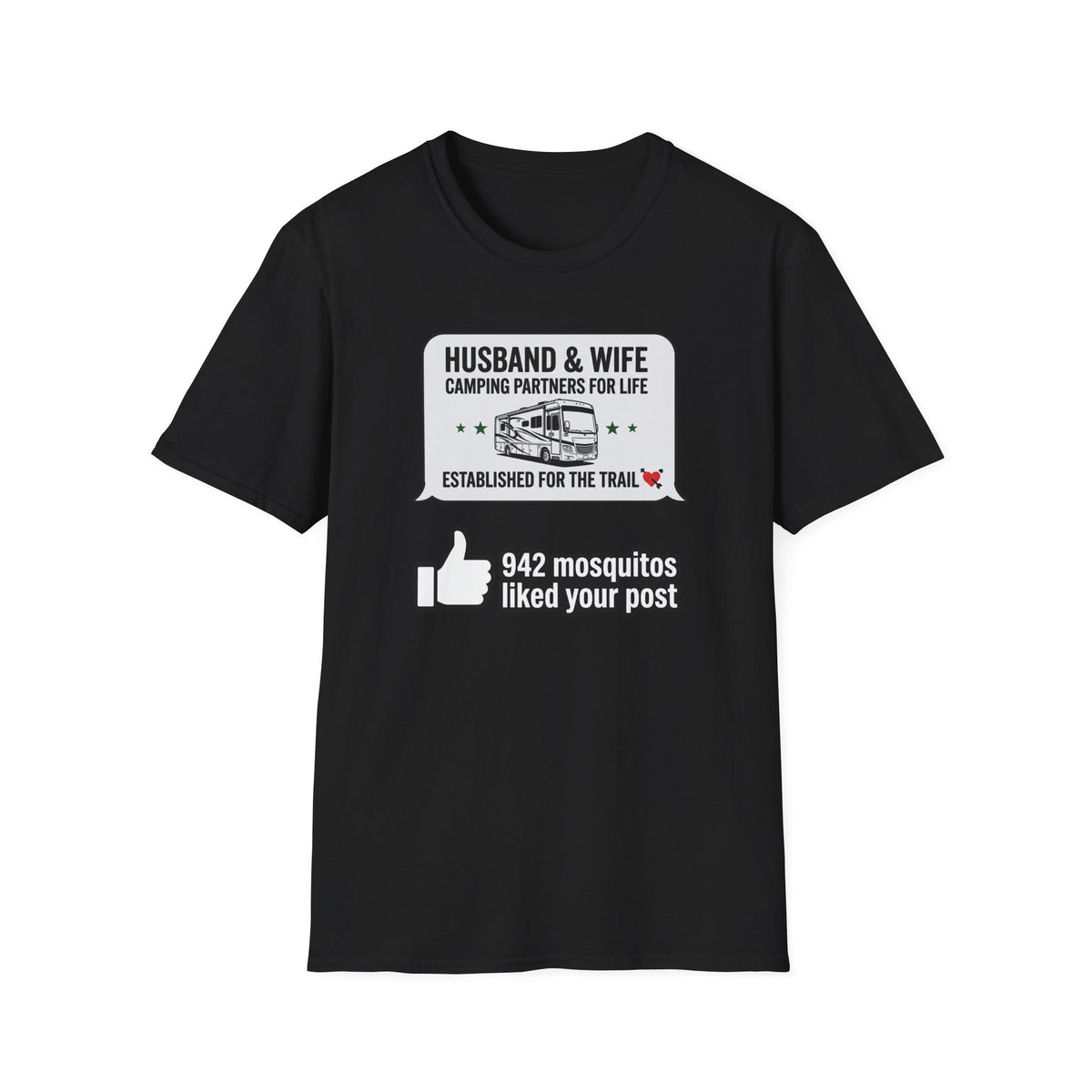 Husband & Wife Camping T-Shirt