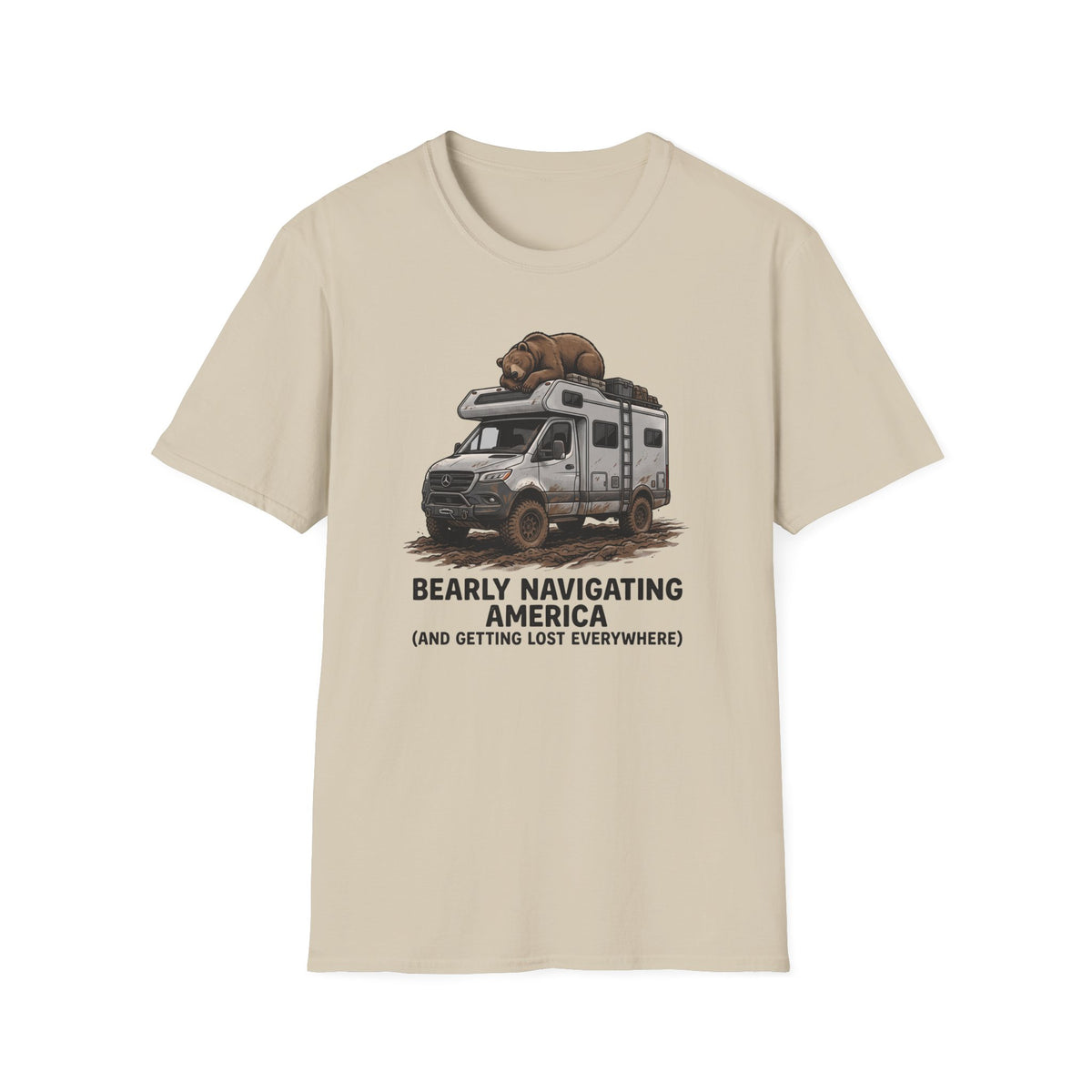 Bear on RV Camper T-Shirt