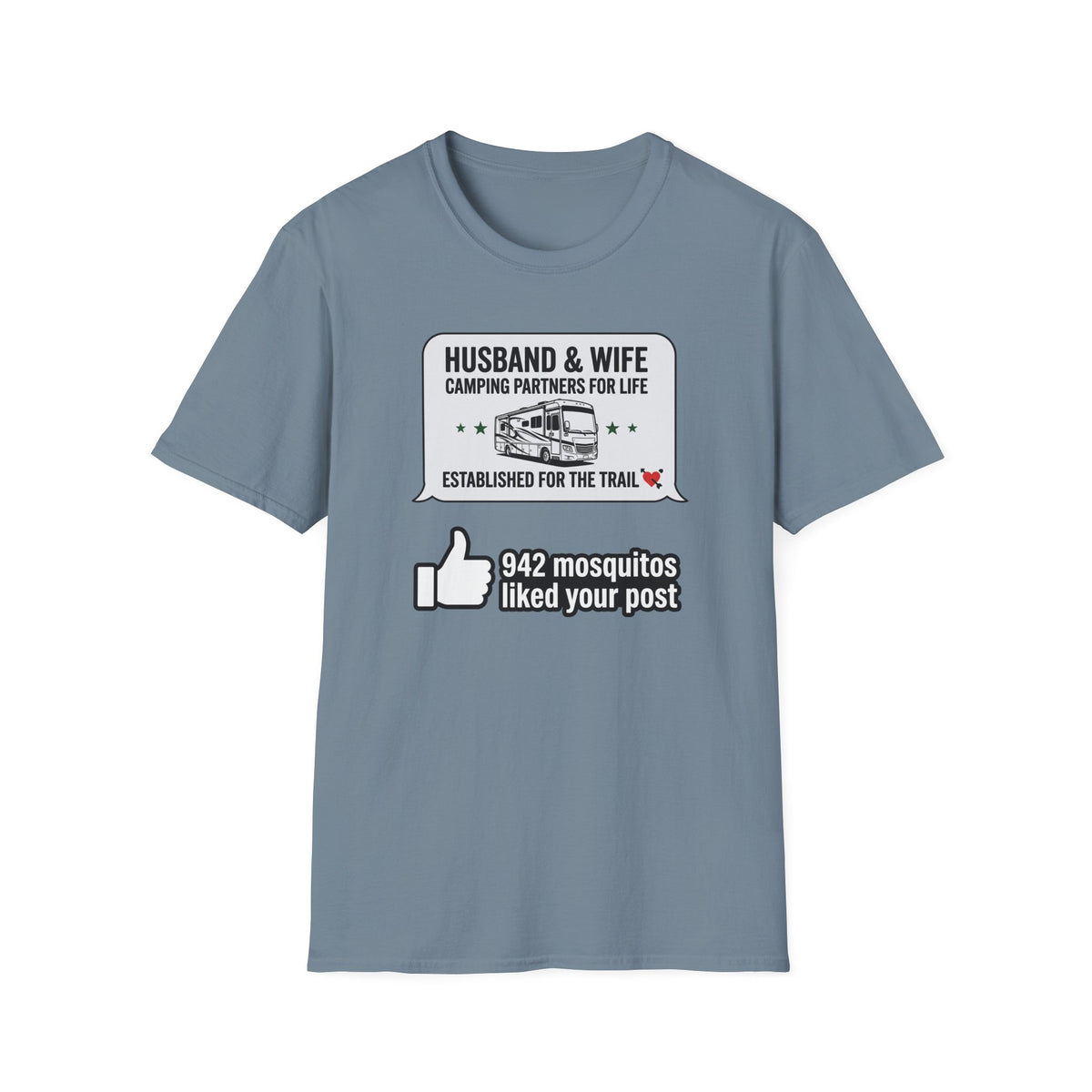 Husband & Wife Camping T-Shirt