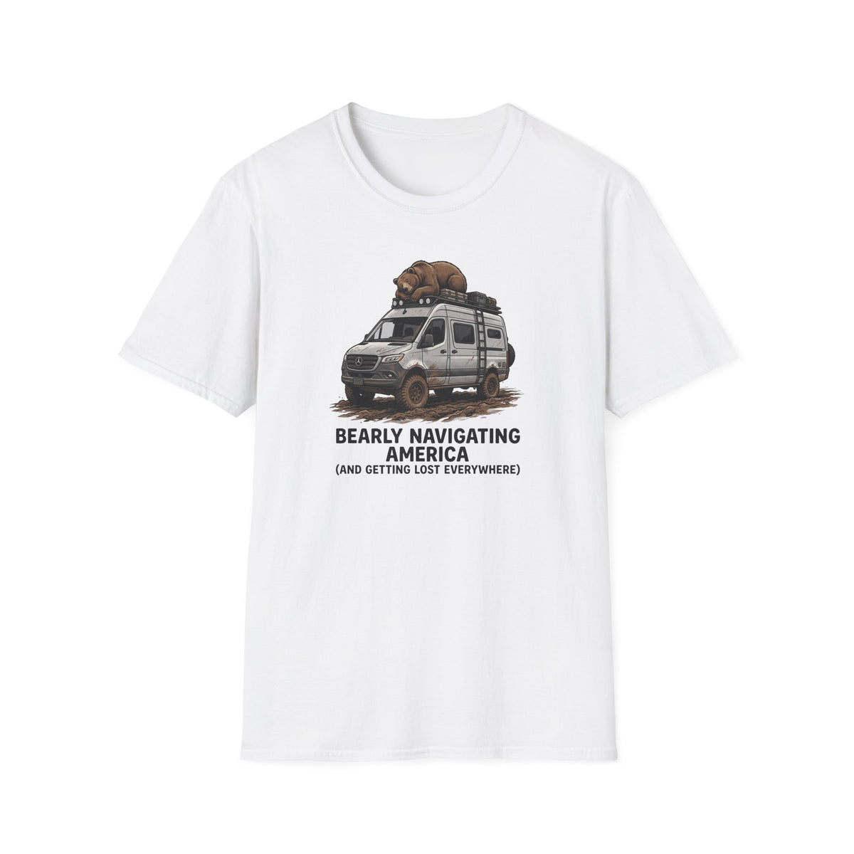 Bearly Navigating America Van T-Shirt