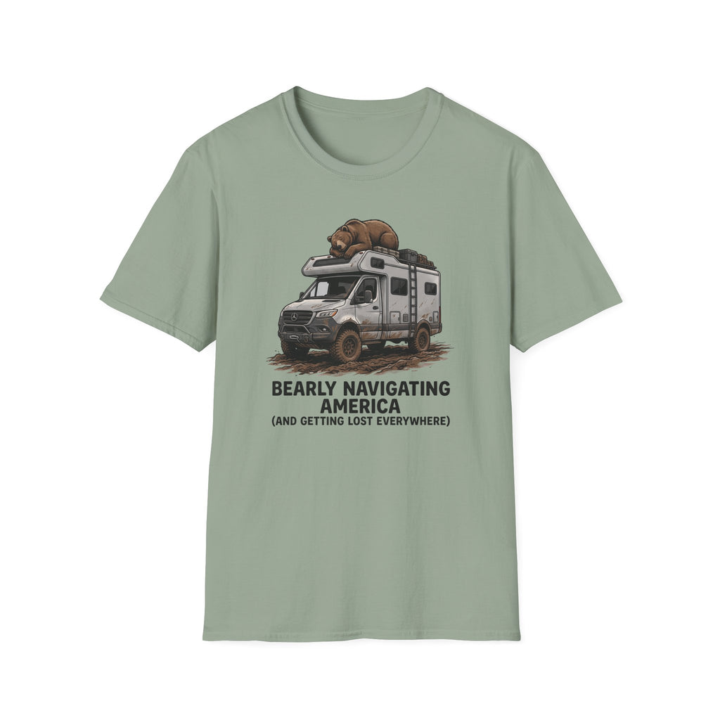 Bear on RV Camper T-Shirt