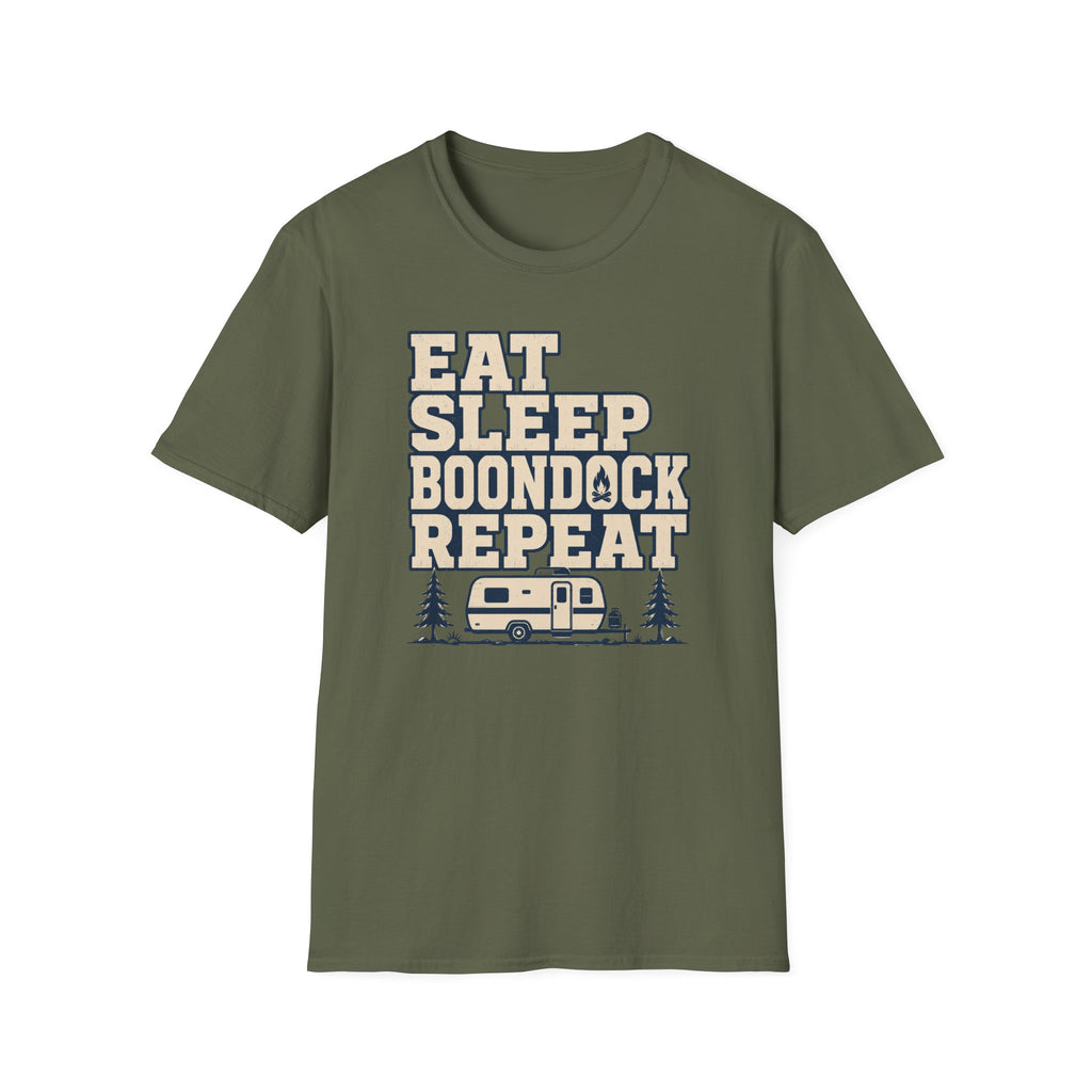 Eat Sleep Boondock Repeat T-Shirt