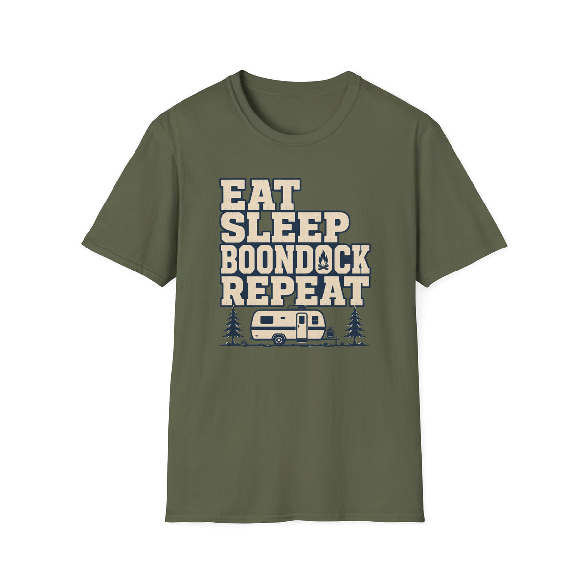 Eat Sleep Boondock Repeat T-Shirt