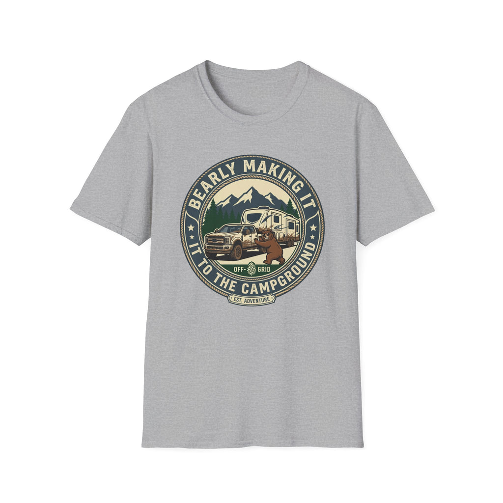Beary Making It To The Campground 5th Wheel T-Shirt