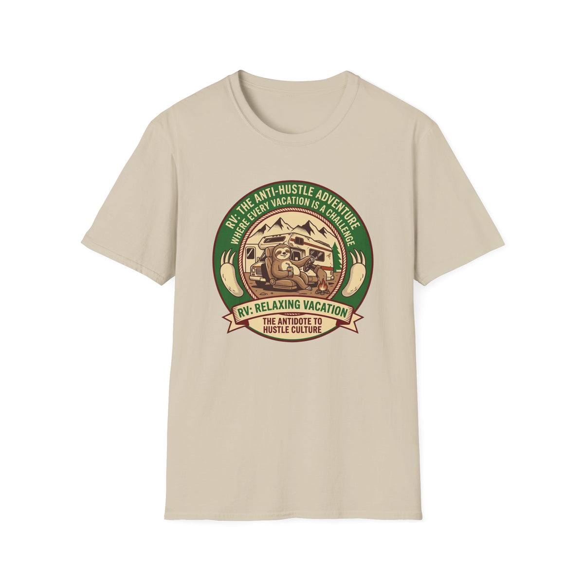 Sloth Anti-Hustle Adventure T-Shirt