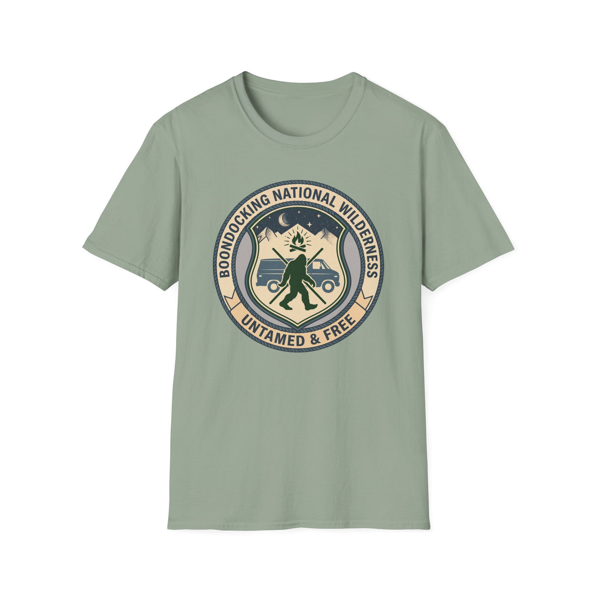 Boondocking National Wilderness Van Life T-shirt