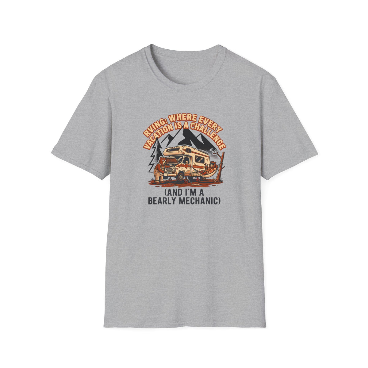 RVing: Where Every Vacation Is A Challenge Class C T-Shirt