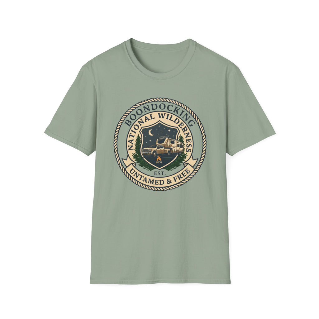 National Wilderness Boondocking 5th Wheel T-Shirt