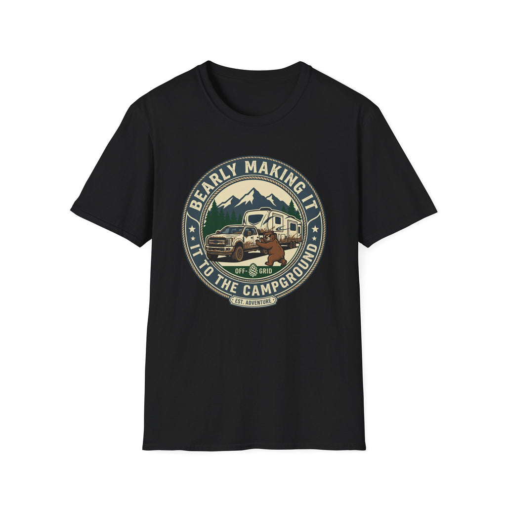 Beary Making It To The Campground 5th Wheel T-Shirt