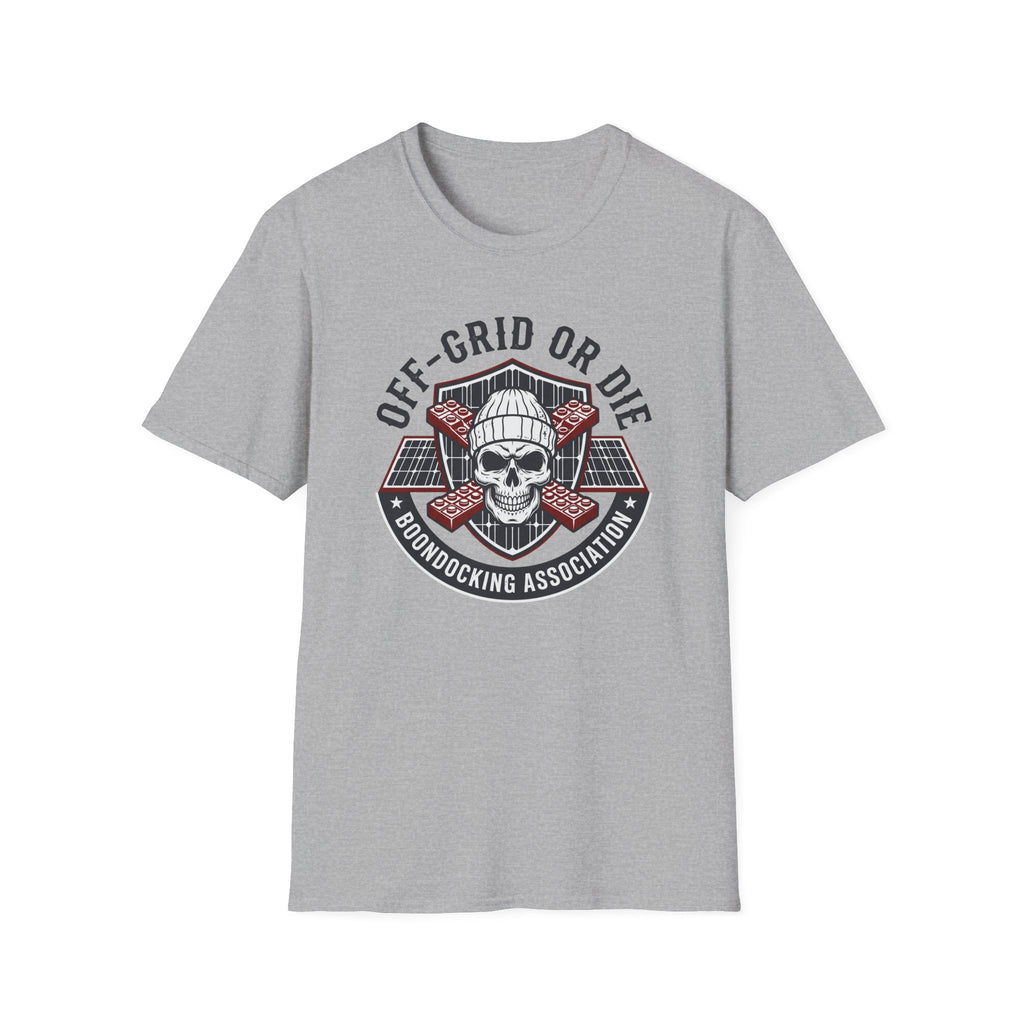 Off-Grid or Die Skull T-shirt