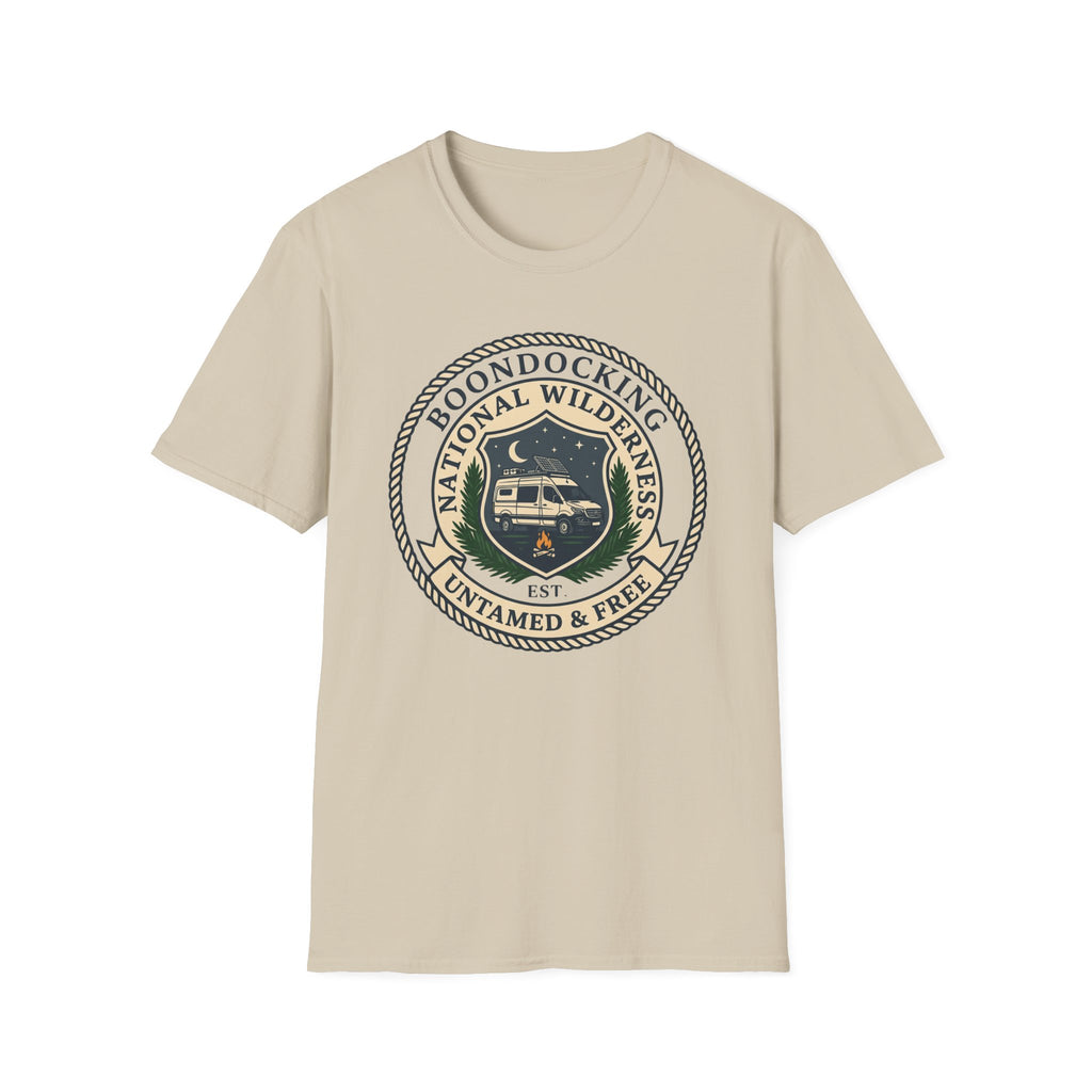 Boondocking National Wilderness Van T-Shirt