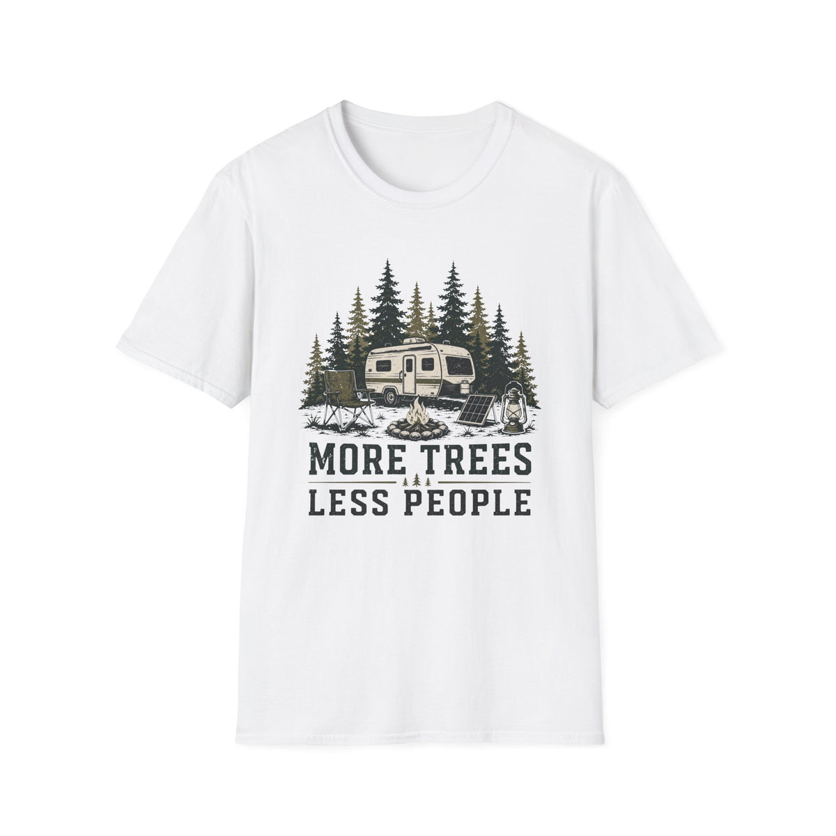 More Trees Less People Trailer T-Shirt