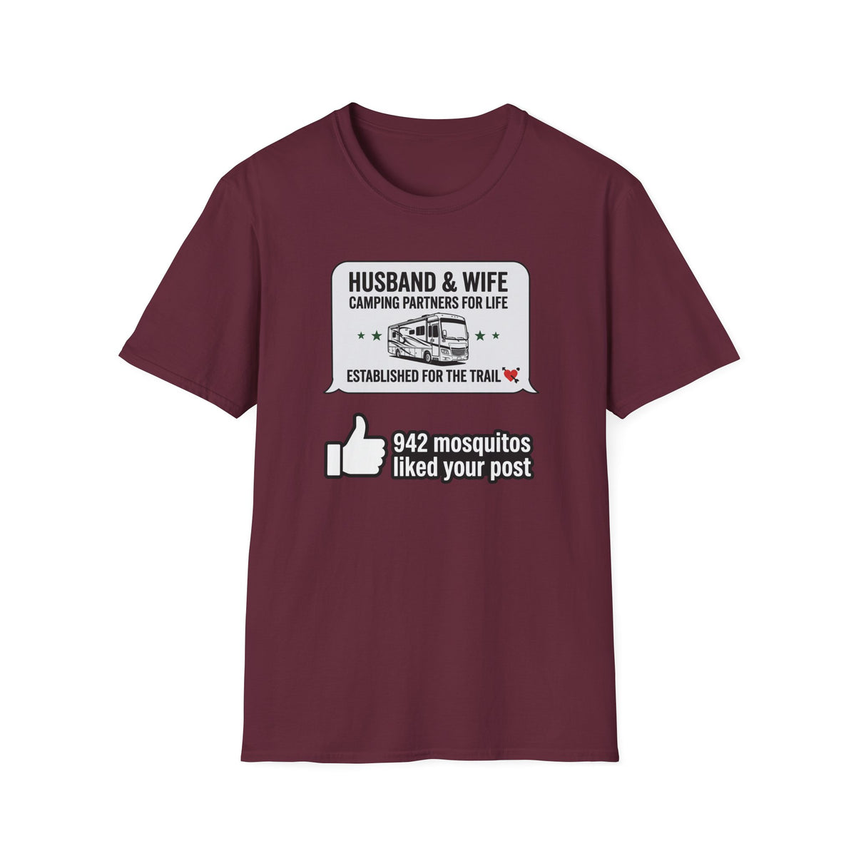 Husband & Wife Camping T-Shirt
