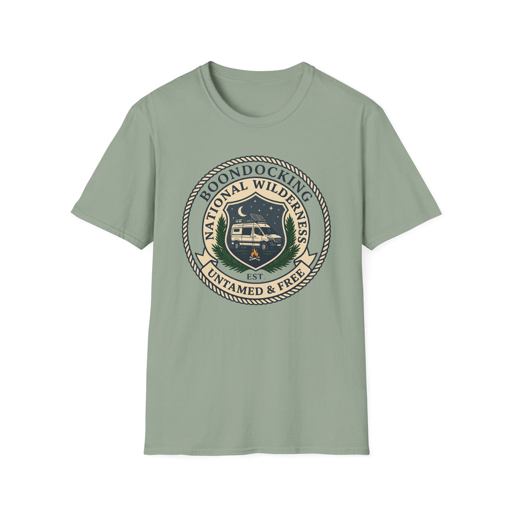 Boondocking National Wilderness Van T-Shirt