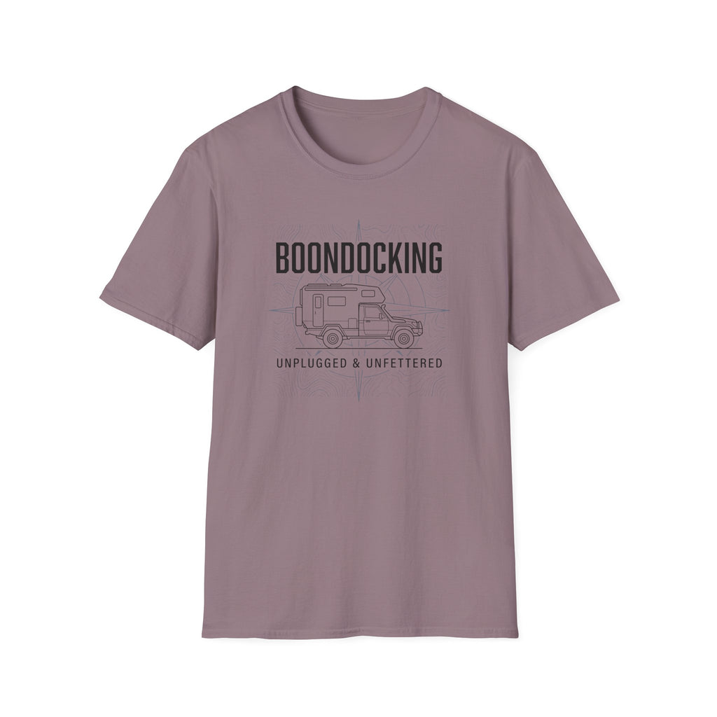 Boondocking Unplugged Camper T-shirt