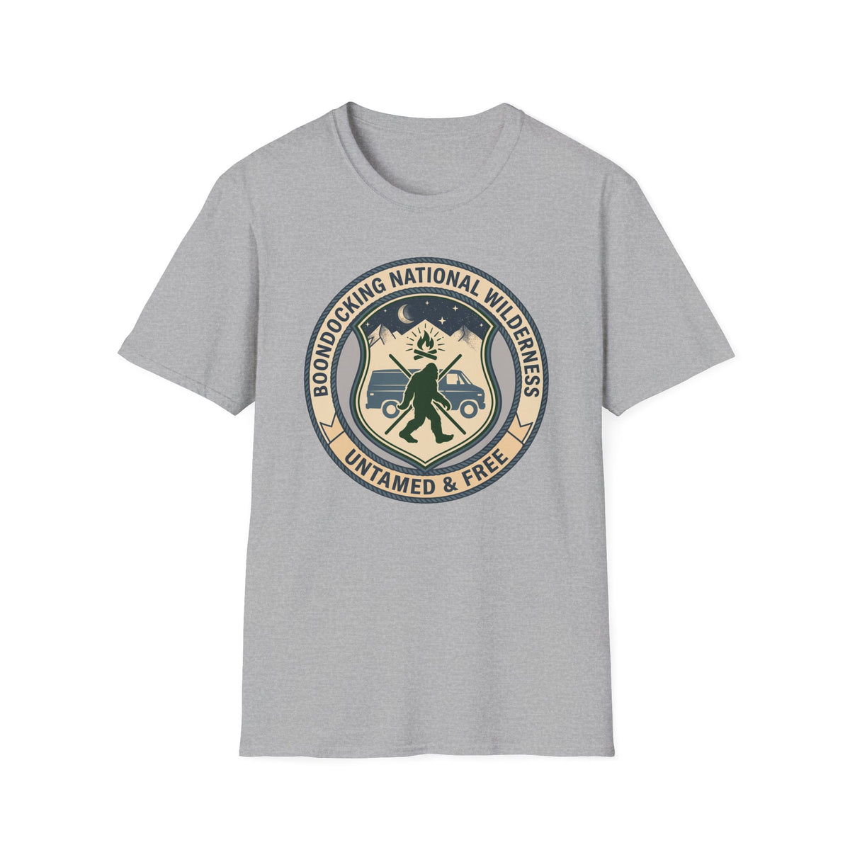 Boondocking National Wilderness Van Life T-shirt