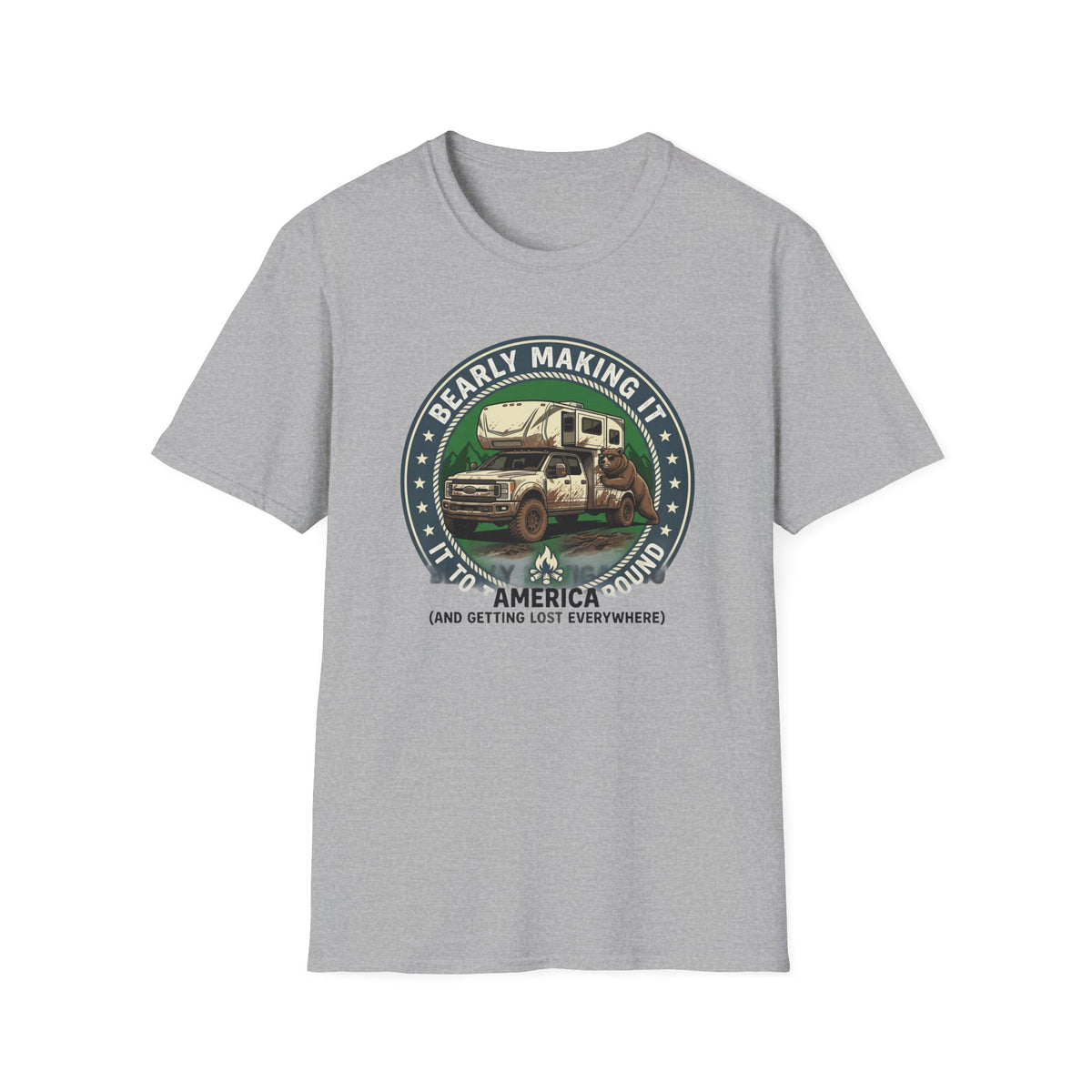 Bearly Making It Camper T‑Shirt