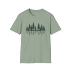 Pine Forest Reflection Trailer T‑Shirt