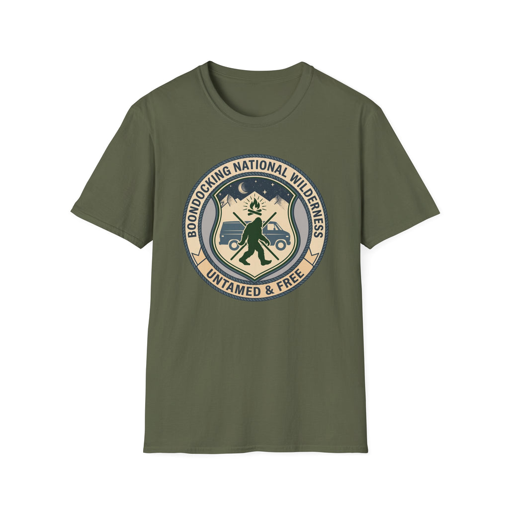 Boondocking National Wilderness Van Life T-shirt