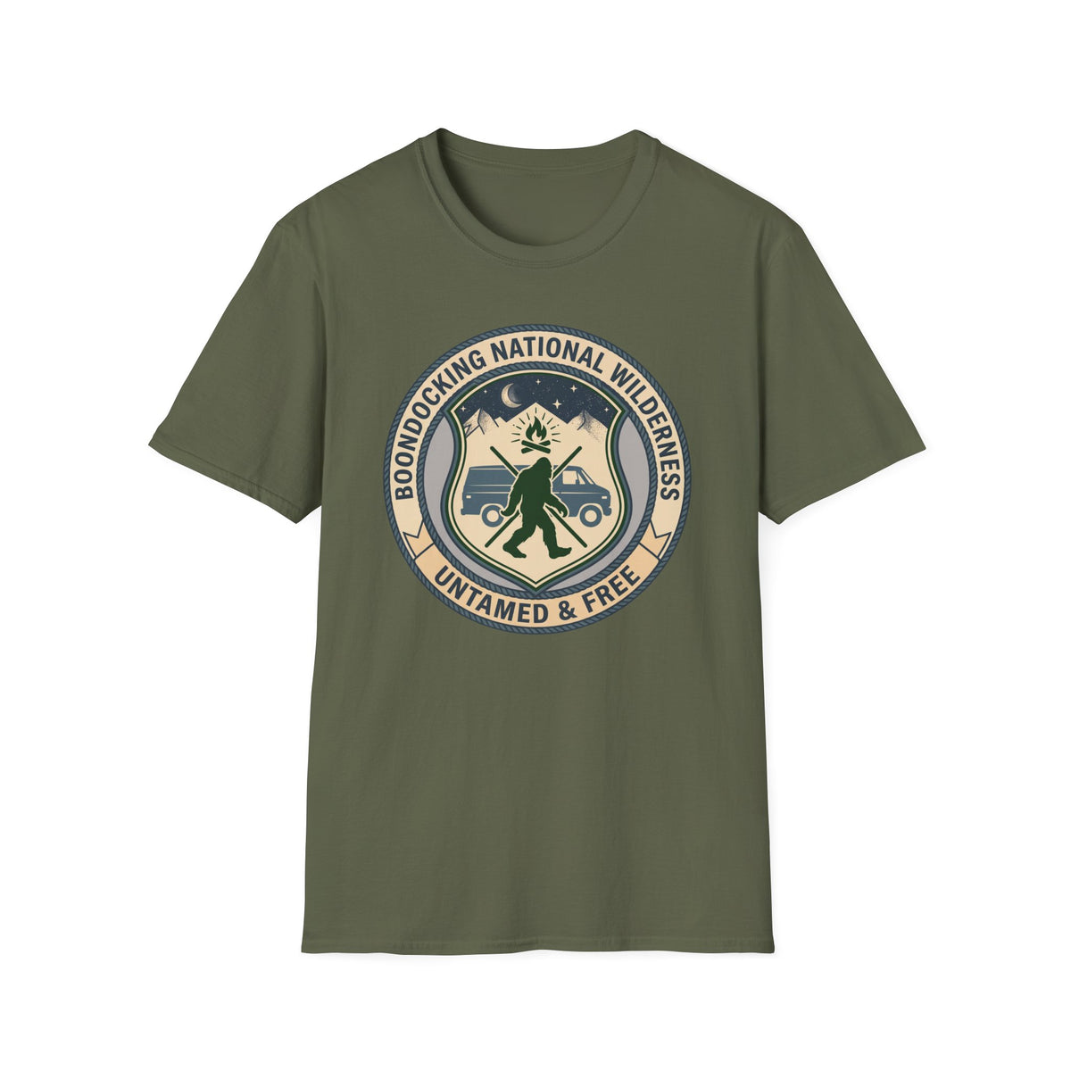 Boondocking National Wilderness Van Life T-shirt
