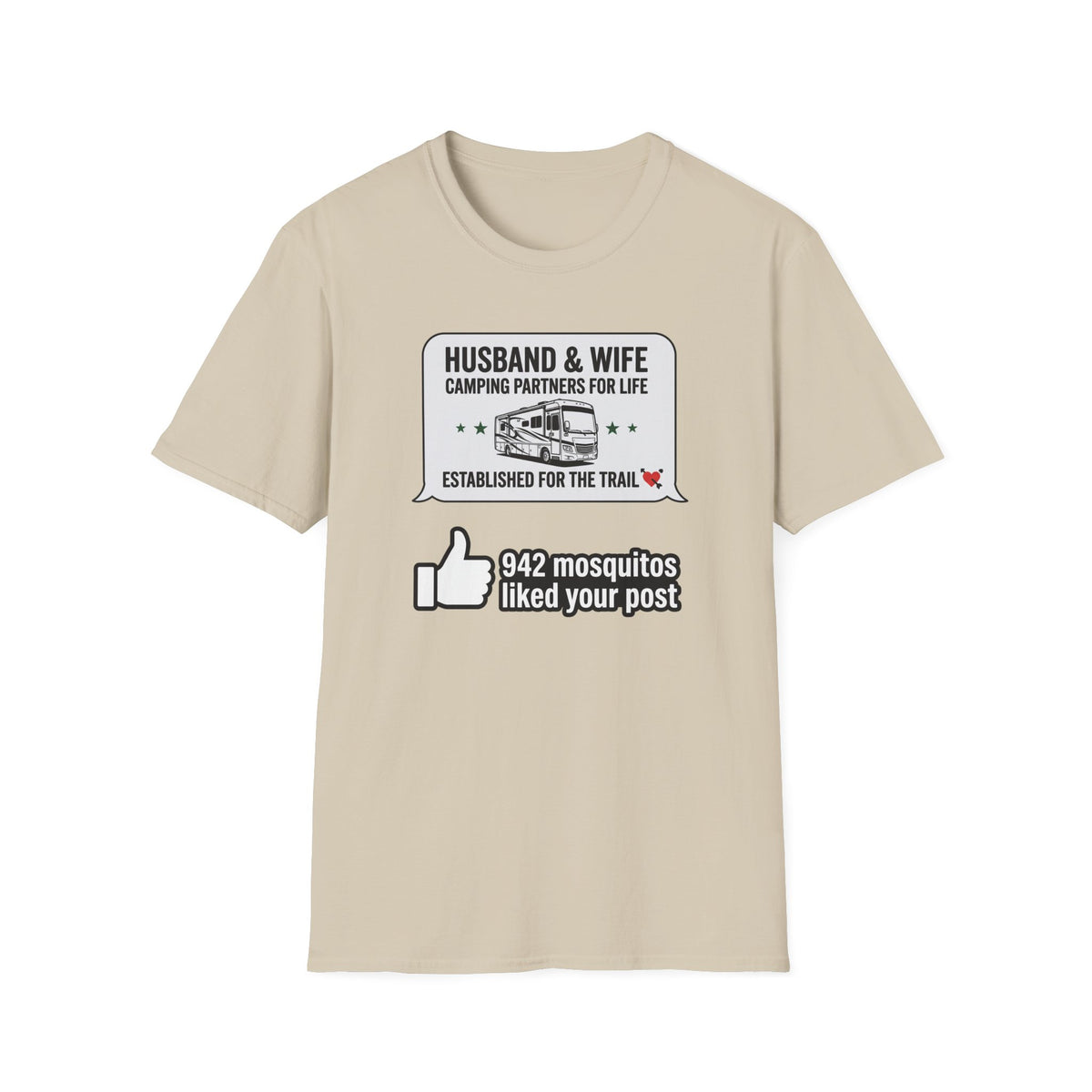 Husband & Wife Camping T-Shirt