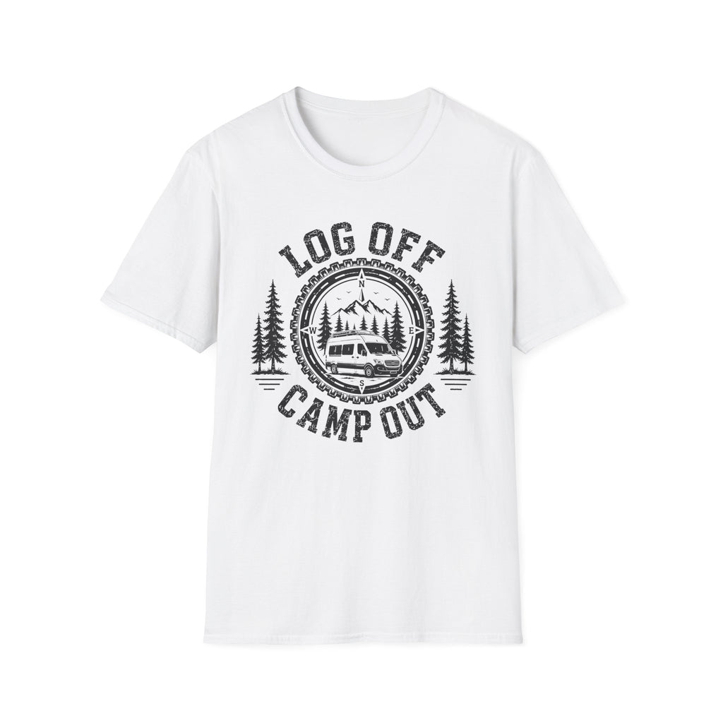 Log Off Camp Out Van T-Shirt