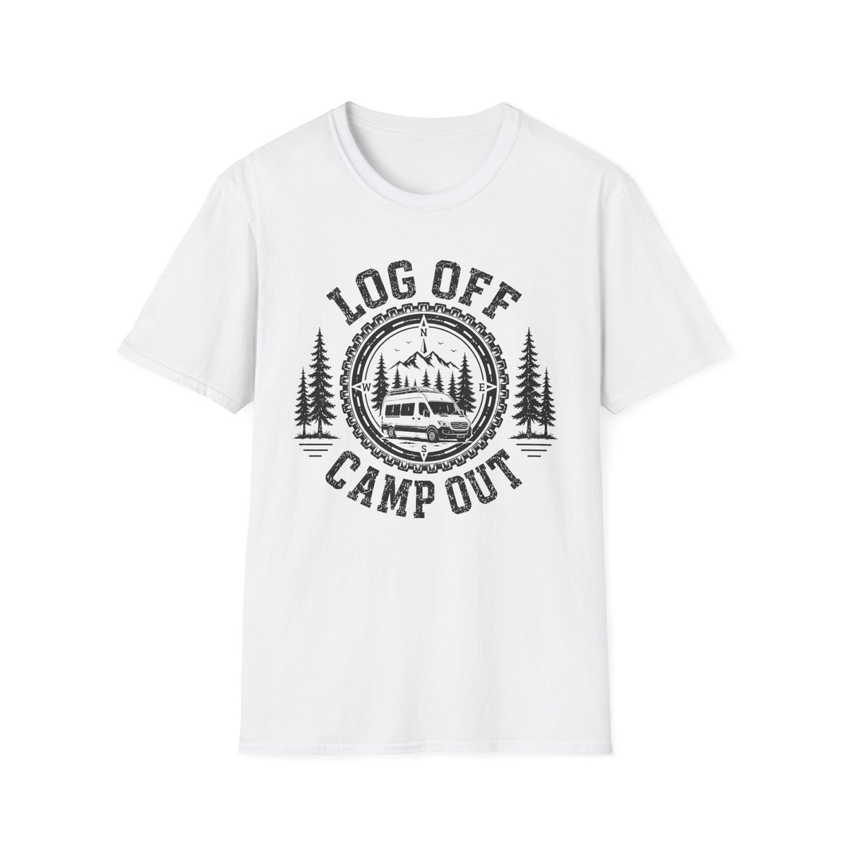 Log Off Camp Out Van T-Shirt
