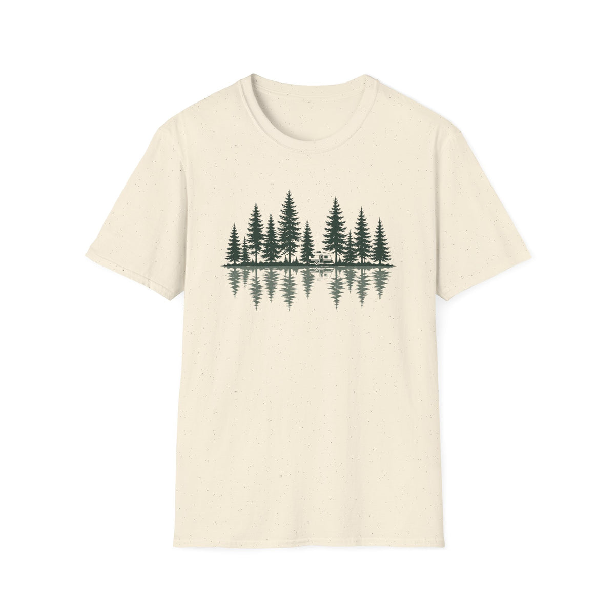 Pine Forest Reflection Trailer T‑Shirt